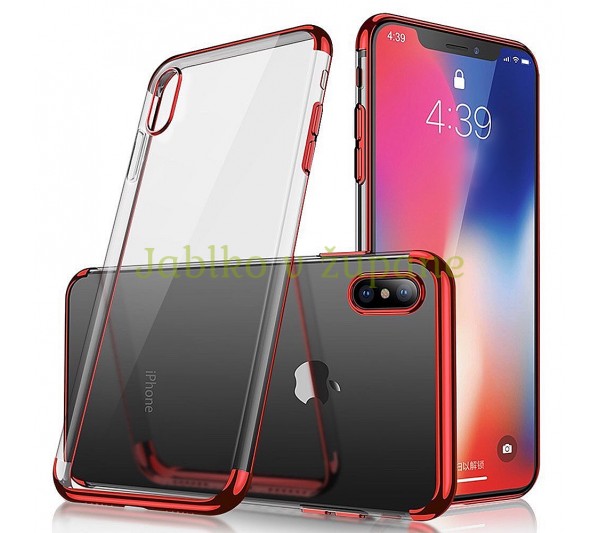 Kryt Frame iPhone XR - červený